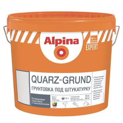 Ґрунтовка під штукатурку Alpina Expert Quarzgrund (25 кг) 176878 фото