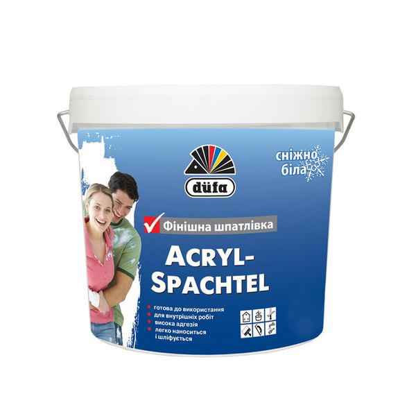 Шпаклевка финишная готовая Dufa Acryl Spachtel (3,5 кг) 43633 фото