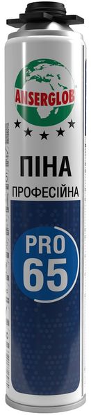 Піна монтажна Anserglob Pro 65 (750 мл) під пістолет 158429 фото