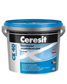 ЗАТИРКА ДЛЯ ШВІВ ВОДОСТІЙКА CERESIT CE-40 (2 КГ) БЛИСКУЧИЙ АГАТ 104367 фото