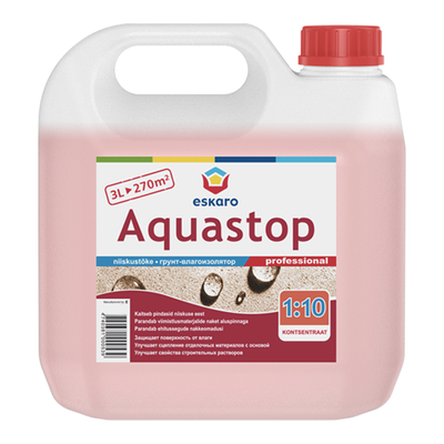 Грунтовка концентрат Eskaro Aquastop-prof 1:10 (10 л) 46734 фото