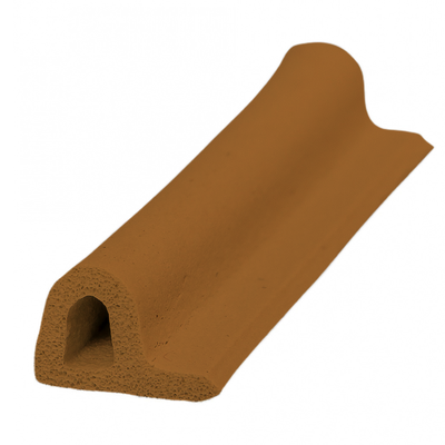Ущільнювач Sanok P-тип (одинарний) 9,5 х 2,5 мм коричневий (100 м) 108386 фото