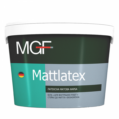 Краска интерьерная латексная MGF M100 Mattlatex (14 кг) 17570 фото