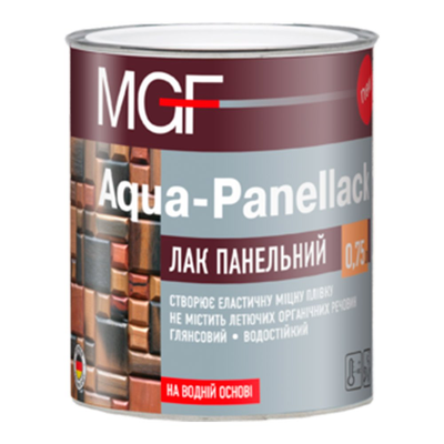 Лак панельний MGF Aqua-Panellak (0,75 л) 73227 фото