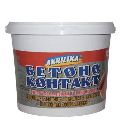Ґрунтовка бетоноконтакт Акриліка (14 кг) Akrilika 180169 фото