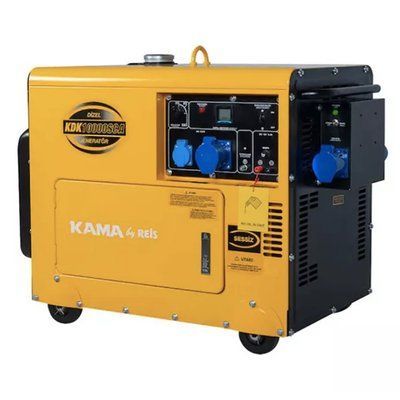 Генератор дизельный KDK10000SCA, 6,8 - 7,5 кВт (30 л) 182358 фото
