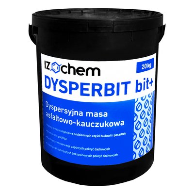 Мастика гідроізоляційна асфальтно-каучукова Izochem Dysperbit bit+ (20 кг) 177840 фото