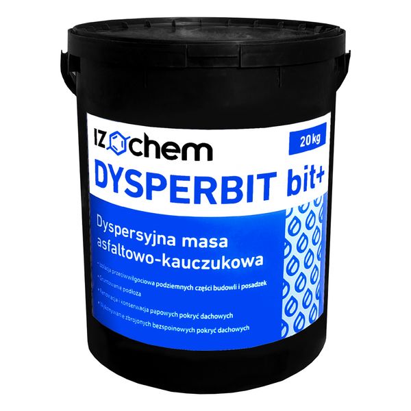 Мастика гидроизоляционная асфальтно-каучуковая Izochem Dysperbit bit+ (20 кг) 177840 фото