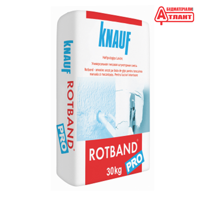 Штукатурка гіпсова Кнауф Ротбанд Про (30 кг) Knauf Rotband Pro 90898 фото