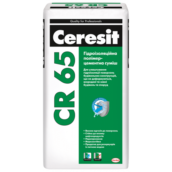 Гідроізоляційна суміш Ceresit CR 65 (25 кг) 2237 фото