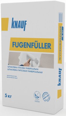 Шпаклевка Knauf Fugenfuller, для швов, клей для гипсокартона (5кг) 250345 фото