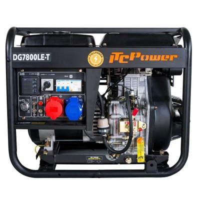Генератор дизельний ITC Power DG7800LET 6 кВт 34400 фото