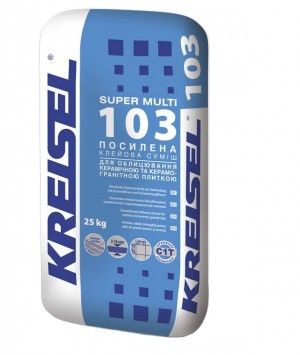 Клей Kreisel Super Multi 103, для керамограніту (25кг) 190139 фото