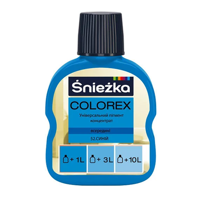 Барвник Sniezka Colorex (100 мл) синій 11761 фото