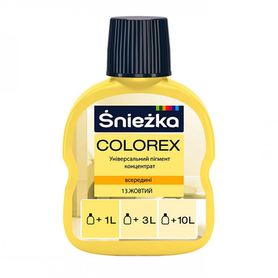 Барвник Sniezka Colorex (100 мл) жовтий 11765 фото