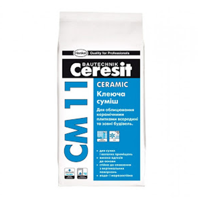 Клей для плитки Ceresit CM 11 (5 кг) 2228 фото