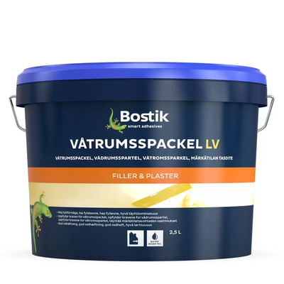 Шпаклівка вологостійка Bostik Vatrumspackel LV (18 кг) 53604 фото