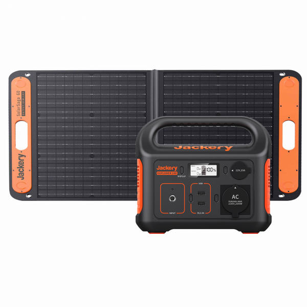 Солнечный генератор JACKERY 240 (EXPLORER 240 + SOLARSAGA 100W) EXPLORER 240 + SOLARSAGA 100W фото