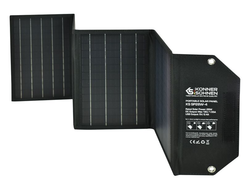 Портативна сонячна панель KS SP28W-4 KS SP28W-4 фото