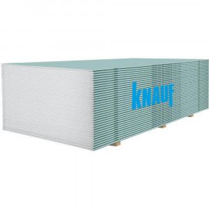 Гіпсокартон Knauf вологостійкий 2000x1200x12,5 250255 фото