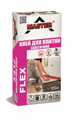 Клеящая смесь Master Flex, для крепления отделочных материалов внутри и снаружи зданий (25кг) 260057 фото