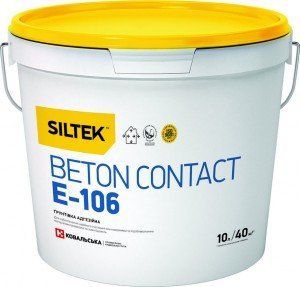 Грунтовка Siltek E-106 Бетонконтакт (10л) 280033 фото