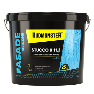 Штукатурка декоративна силіконова Короїд 2.0 BudmonsteR 11.2 STUCCO K SILICONE, 25 кг 100415 фото