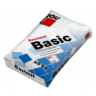 Клей для плитки Baumit Basic (25 кг), клас C1T 83546 фото