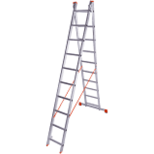 СХОДИ 2-СЕКЦІЙНІ (2,28 - 3,68 М) LADDERMASTER SIRIUS A2A8 137728 фото