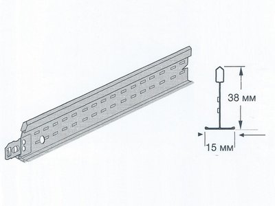 Профиль для подвесного потолка Prelude 15 (0,6 м) 90011 фото