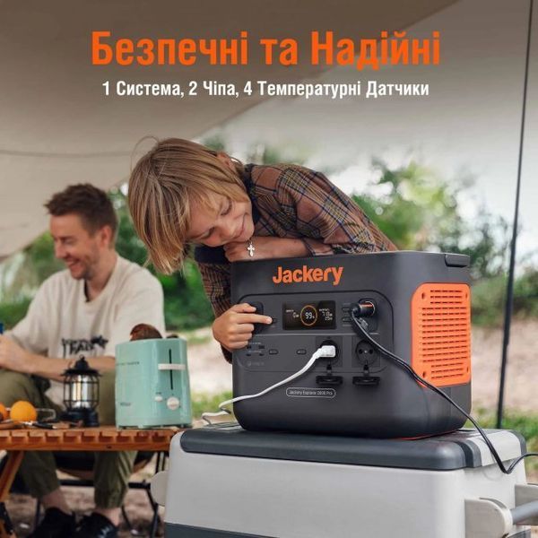 Сонячний генератор Jackery 2000 Вт (Explorer 2000+4хSolar Saga 200+2 коннектора) Explorer 2000+4хSolar Saga 200+2 коннектора фото