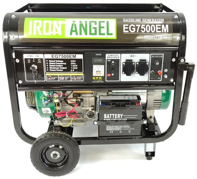 Бензиновый генератор Iron Angel EG 7500 EM EG7500EM фото