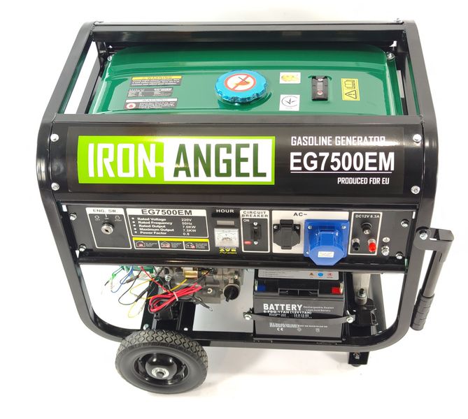 Бензиновий генератор Iron Angel EG 7500 EM EG 7500 EМ фото