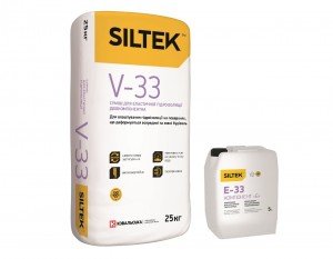 Суміш Siltek V-33, 1-й компонент (18кг) + Суміш Siltek E-33, 2-й компонент (5л) 280066 фото