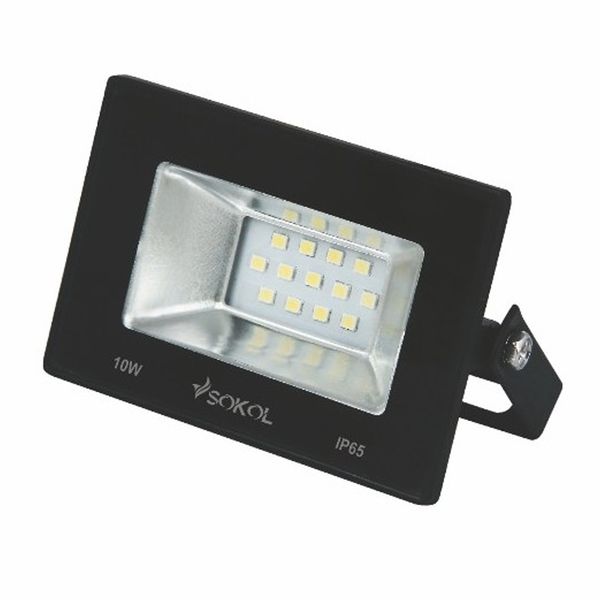 Прожектор світлодний 10W 750Lm 6500K LED-STL Sokol 106192 фото