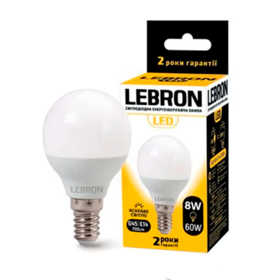 Лампа світлодіодна Lebron LED L-C37 4W 4100K 220V E14 146497 фото