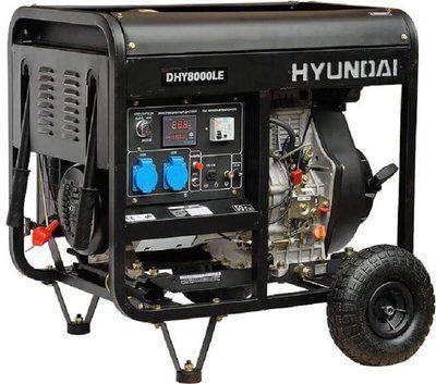 Генератор дизельний Hyundai DHY 8000LE DHY 8000LE фото