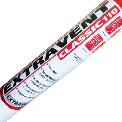 Мембрана супердиффузионная EXTRAVENT CLASSIC 110 (1,50 х 50 м) 163136 фото