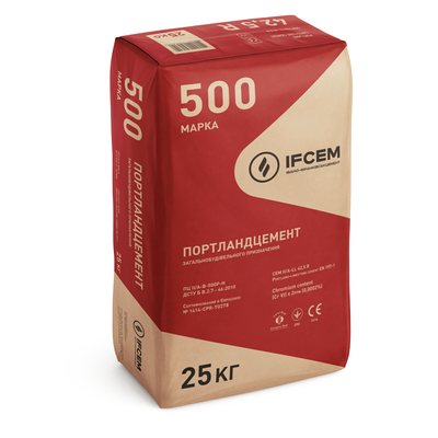 Цемент IFCEM ПЦ ІІ/А-В-500Р-Н (25 кг) 177030 фото