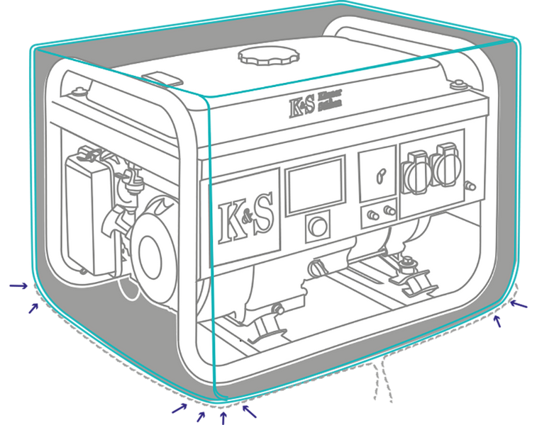 Чохол для генератора KS Cover 10 KS Cover 10 фото