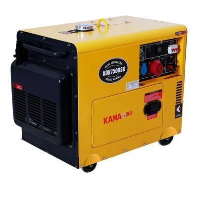 Генератор дизельный KAMA KDK-7500-SC (ном 5 кВт, макс 6,9 кВА) KDK-7500-SC фото