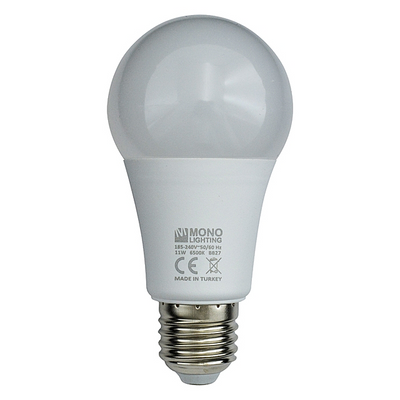 Лампа світлодіодна LED A60 7W 6500K 220V E27 Mono Lighting 166103 фото