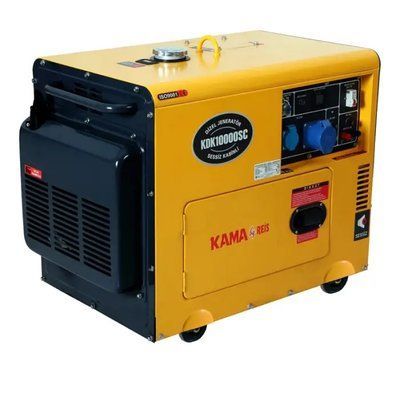 Генератор дизельный KAMA KDK-10000-SC (ном 6,8 кВт, макс 9,4 кВА) KDK-10000-SC фото