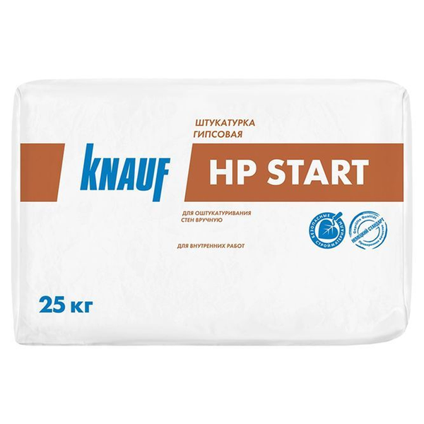 Штукатурка гипсовая Knauf HP START (30 кг) Кнауф Старт (Молдова) 178262 фото